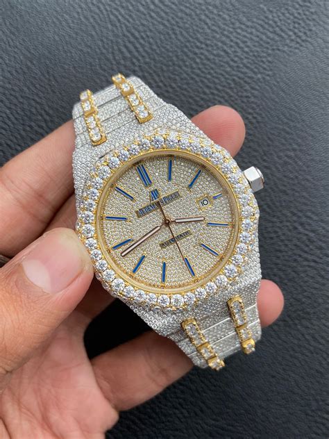 fully iced out replica watch|iced out watches real.